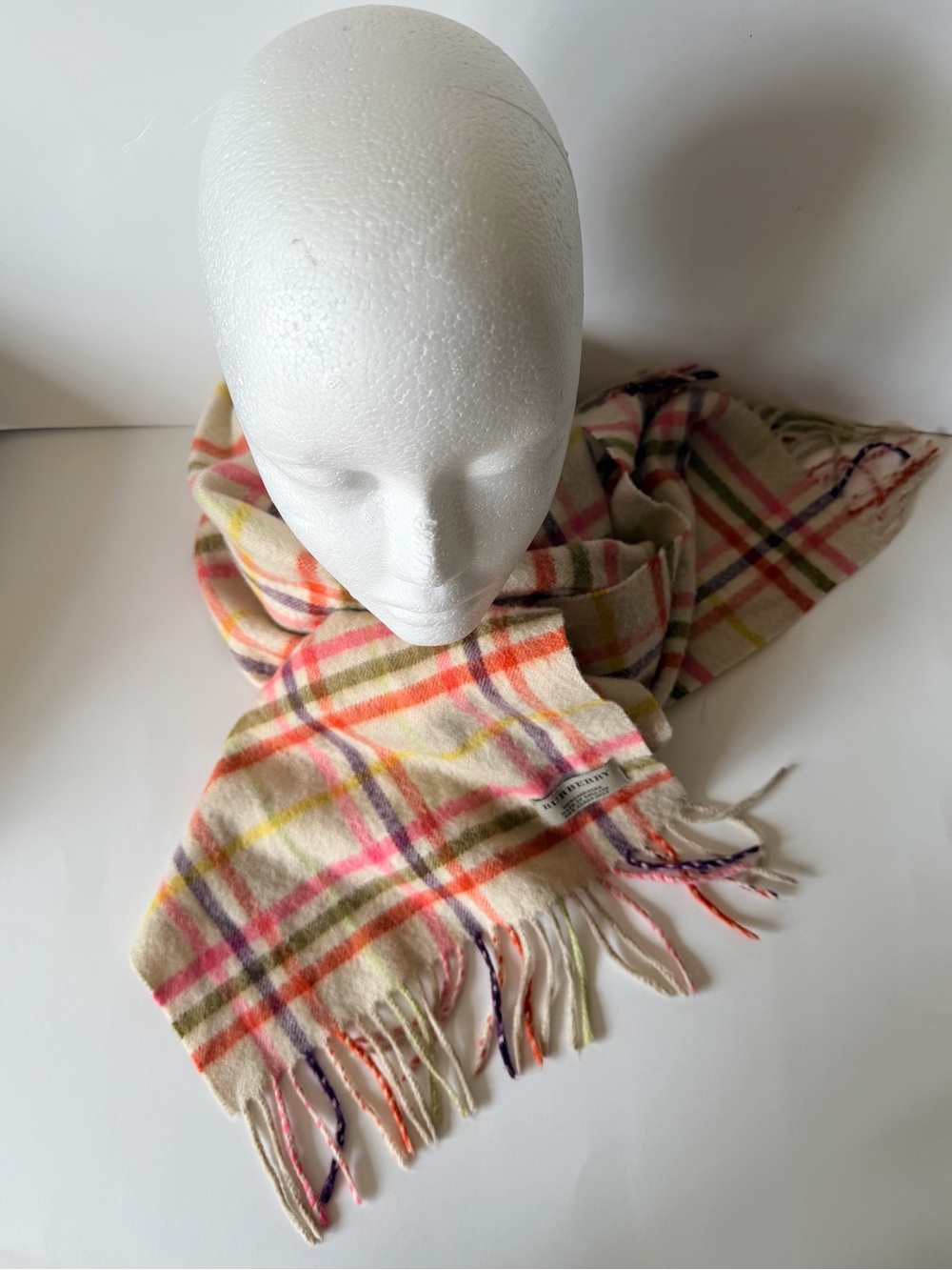 Burberry Women’s  Luxury Cashmere Scarf, Made in England